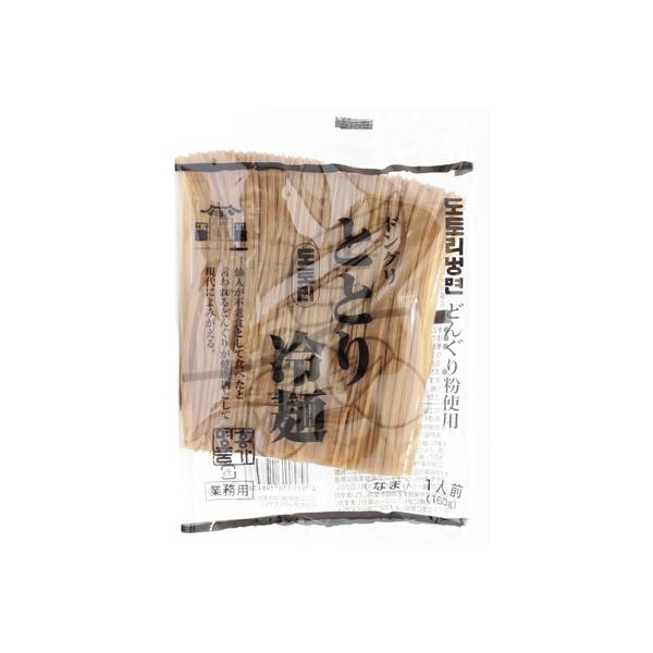 ※60個まで1個口分の送料で発送可能です。「ととり」とは韓国語でどんぐりのこと。このどんぐり粉を生地に練り込んだ個性的な冷麺です。体に良く、またおいしく食べられる冷麺です。