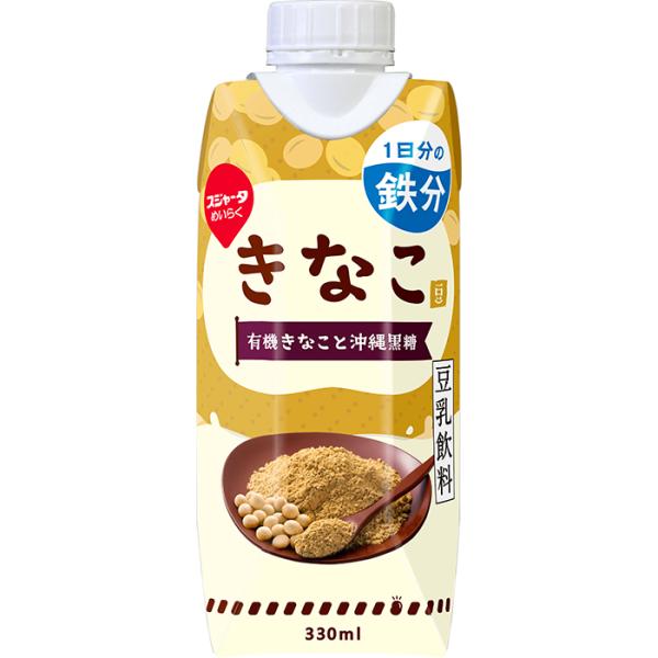 【ケース販売】スジャータ めいらく きなこ豆乳飲料 330ml×12本