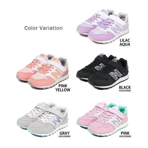 ニューバランス スニーカー キッズ ジュニア 軽量 ローカットスニーカー 子供靴 男の子 女の子 ブルー かわいい 青 プレゼント 即納 Yv996 運動靴 おしゃれ ピンク