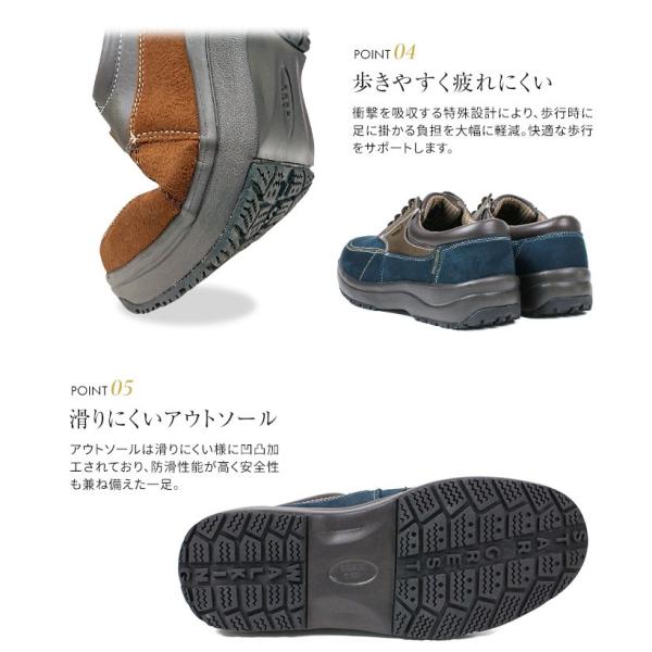 ウォーキングシューズ メンズ 4e 軽量 幅広 紐靴 衝撃吸収 防滑 紳士 歩きやすい スエード 4501 ネイビー 屈曲性 ブラウン 結婚祝い 旅行 散歩 ウォーキング