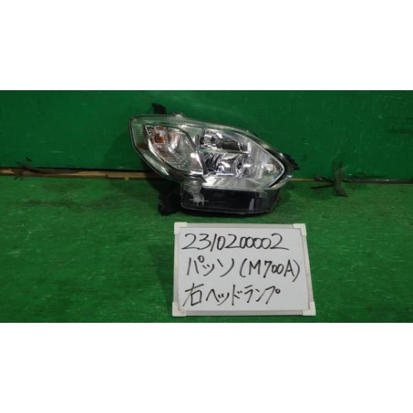 パッソ 5BA-M700A 右ヘッドランプASSY X LパッケージS S28 100-69027