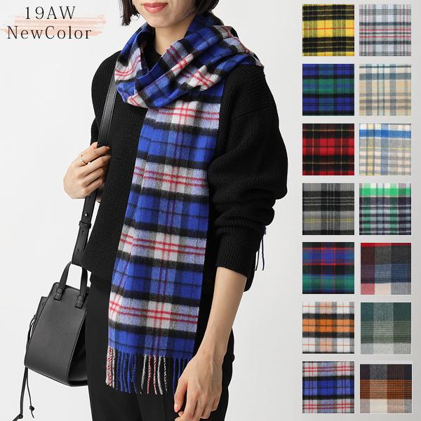 Johnstons Of Elgin ジョンストンズ Wa16 カラー14色 カシミヤ マフラー ストール チェック 柄 Wa レディース インポートセレクト Musee 通販 Yahoo ショッピング