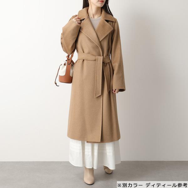 MAXMARA マックスマーラ MANUELA マニュエラ ピュア アルビノ ロング丈 ラップコート チェスターコート 002 レディース :290823301:インポートセレクト musee