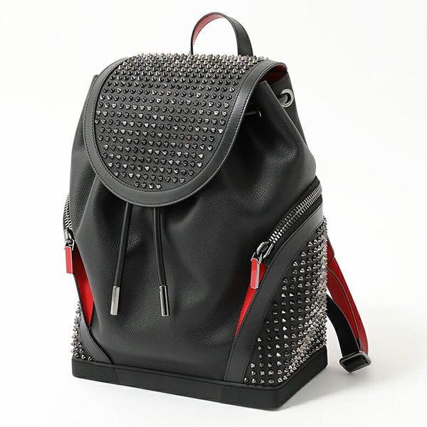 Christian Louboutin クリスチャンルブタン Explorafunk スパイク スタッズ装飾 レザー バックパック リュック バッグ B115 鞄 メンズ インポートセレクト Musee 通販 Yahoo ショッピング