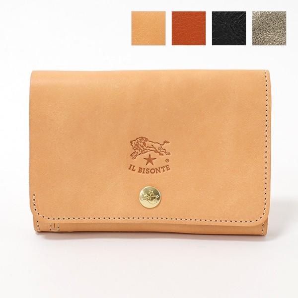 Ilbisonte イルビゾンテ C0521 P カラー4色 レザー 二つ折り ミディアム財布 スモール財布 メンズ レディース インポートセレクト Musee 通販 Yahoo ショッピング