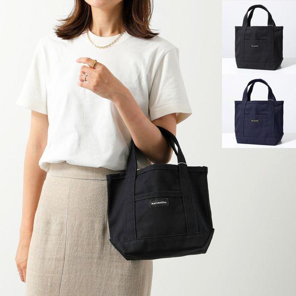 【新品タグ付】マリメッコ MINI PERUSKASSI 2 トートバッグ 黒 marimekko（マリメッコ） MINI PERUSKASSI KASSI 2 Raide ミニ