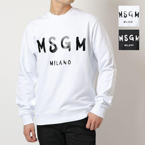 Msgm エムエスジーエム 2740 2940 Mm104 カラー6色 クルーネック スウェット トレーナー ペイントロゴ 裏起毛 メンズ インポートセレクト Musee 通販 Yahoo ショッピング