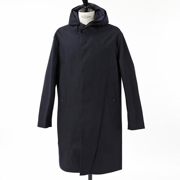 Mackintosh マッキントッシュ Gr 104 Ro4026 ゴム引き ウール フーデッドコート Navy メンズ インポートセレクト Musee 通販 Yahoo ショッピング