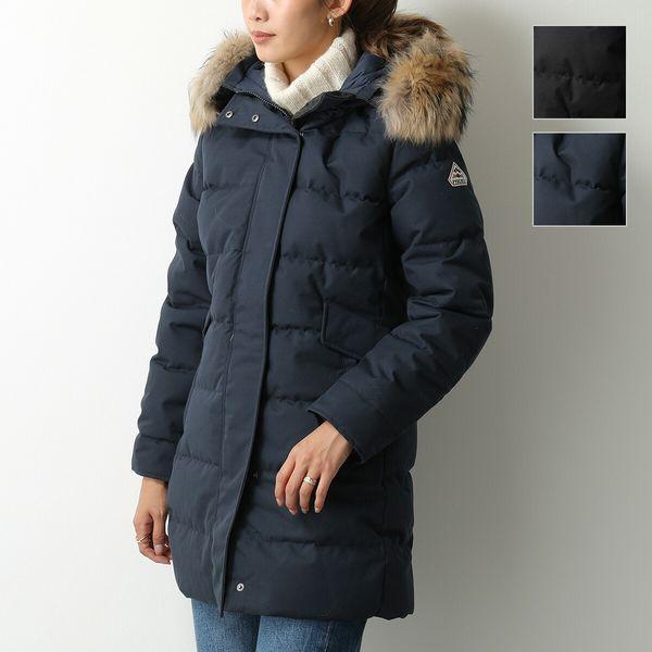 PYRENEX ピレネックス HWS020 HWS120 GRENOBLE FUR INT'L グルノーブル カラー2色 ラクーンファー付き  フーディー ダウンジャケット ブルゾン レディース