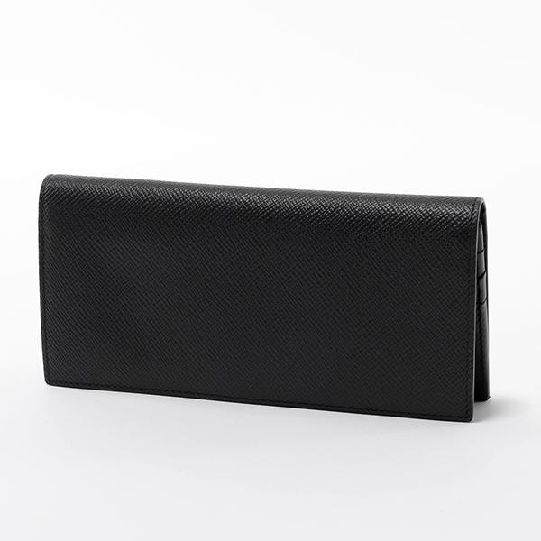 代引き人気 二つ折り長財布 レザー P W Coin Wallet Coat Slim Panama スマイソン Smythson グッドプライス 小銭入れ付き メンズ Black 財布 Dagl Tg