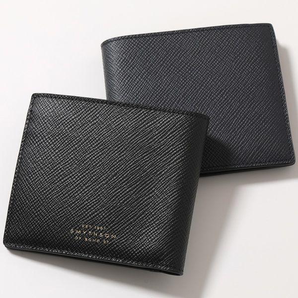 Smythson SMYTHSON スマイソン 二つ折り財布 PMA 4CC N/CASE W Smythson SMYTHSON スマイソン 二つ折り財布 PMA 4CC N/CASE W