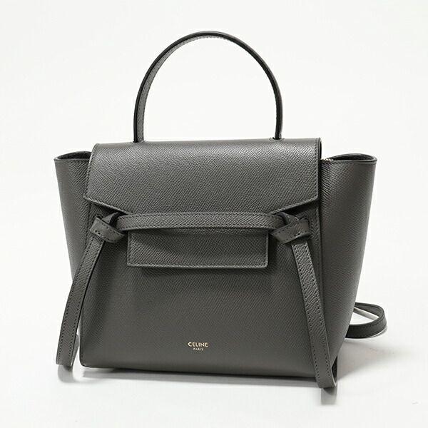 CELINE ナノベルトバッグ ショルダー シルバー金具 189003ZVA CELINE セリーヌ 189003ZVA.10DC Nano BELT BAG ナノ ベルトバッグ