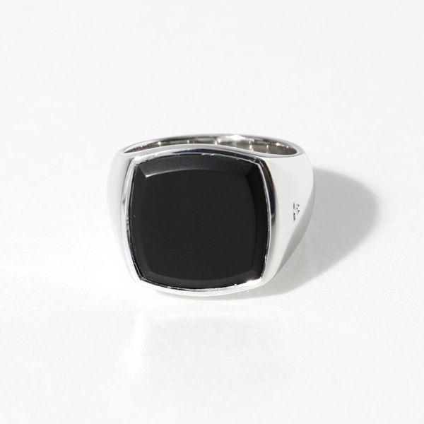 TOM WOOD TOMWOOD トムウッド リング メンズ Cushion Black Onyx TOM WOOD TOMWOOD トムウッド リング メンズ Cushion Black Onyx