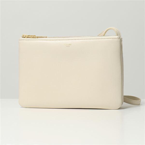 CELINE セリーヌ 192033CAD.01CR Trio トリオ レザー ショルダーバッグ  