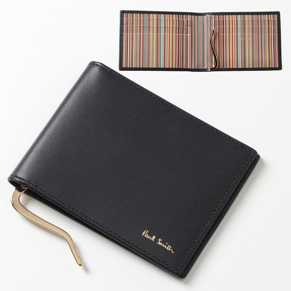 正規品 レア Paul ポールスミス マネークリップ Smith 折り財布 Hlt No
