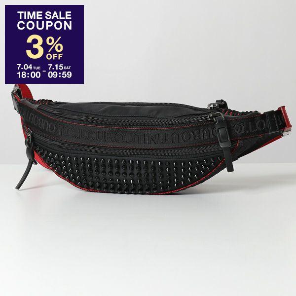 No,147】クリスチャンルブタンParisnyc Spikes ウエスト/バムバック