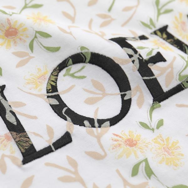 年末のプロモーション大特価 半袖 ロゴ刺繍 クルーネック 2108 White Ye Sxar ロエベ Loewe グッドプライス Tシャツ レディース プリント フラワー カットソー Tシャツ カットソー Pitofoursoulsrescue Com