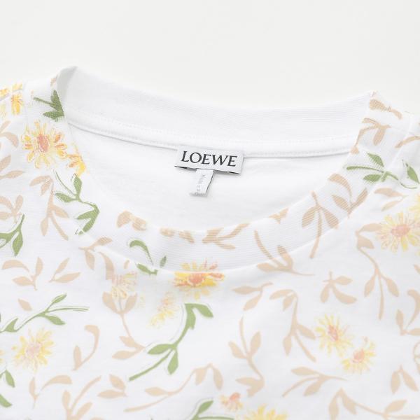 年末のプロモーション大特価 半袖 ロゴ刺繍 クルーネック 2108 White Ye Sxar ロエベ Loewe グッドプライス Tシャツ レディース プリント フラワー カットソー Tシャツ カットソー Pitofoursoulsrescue Com