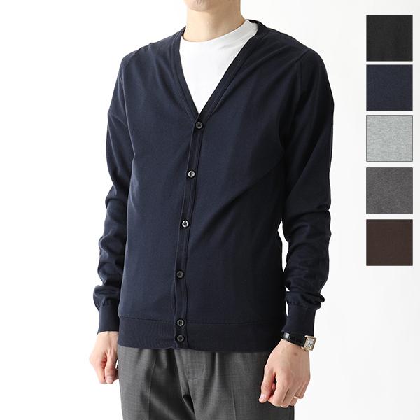 訳有 John Smedley ジョンスメドレー Whitchurch Standard Fit Vネック 長袖 ニット カーディガン コットンニット Charcoal メンズ インポートセレクト Musee 通販 Yahoo ショッピング