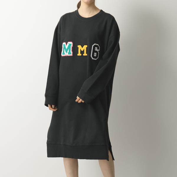 Mm6 Maison Margiela エムエムシックス メゾンマルジェラ S52ct0517 S ワンピース スウェット トレーナー 長袖 ロゴワッペン オーバーサイズ 900 インポートセレクト Musee 通販 Yahoo ショッピング