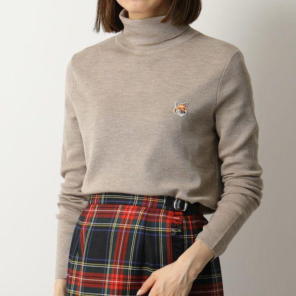 Maison Kitsune メゾンキツネ新フォックスヘッドタートルネックニット