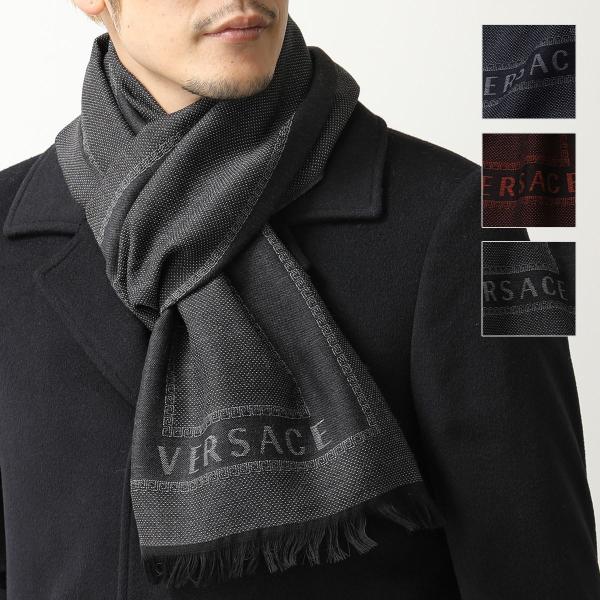 Versace ヴェルサーチ Sc44mlb1129 カラー3色 マフラー フリンジ ストール ロゴ メンズ インポートセレクト Musee 通販 Yahoo ショッピング