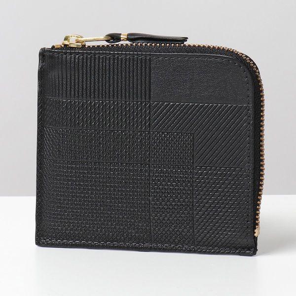 新品 コムデギャルソン コインケース ブラック SA3100LS ミニ財布 牛革 コムデギャルソン ミニ財布 インターセクション-L字型ウォレット