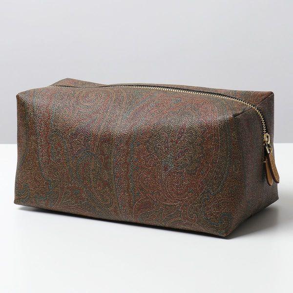 ETRO】エトロ ペイズリープリント ジップ付きクラッチバッグ