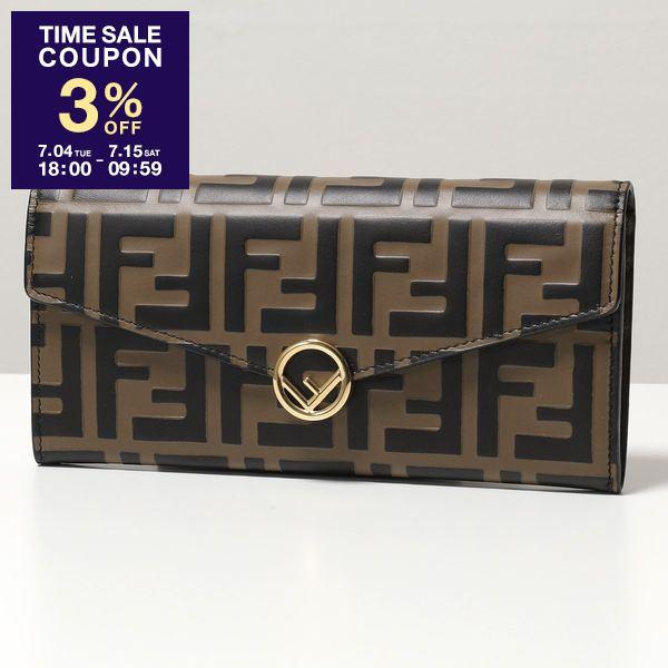 新品同様 フェンディ エフ イズ フェンディ ズッカ柄 コンパクト財布  