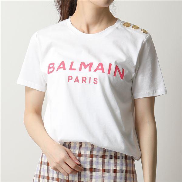 BALMAIN バルマン VF11350 B001 クルーネック 半袖 Tシャツ カットソー 