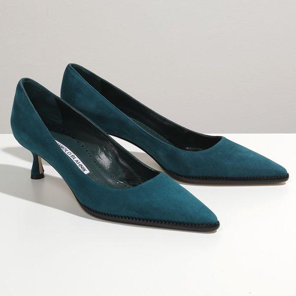 マノロブラニクスウェードパンプス・お得品