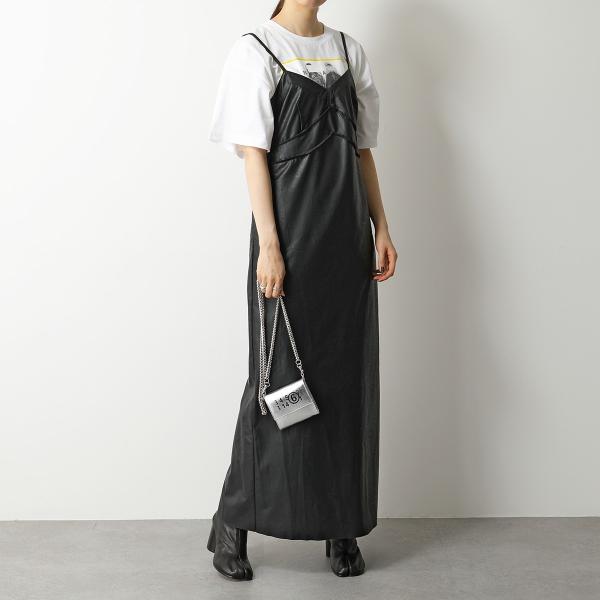 Mm6 Maison Margiela エムエムシックス メゾンマルジェラ S52ct0577 S フェイクレザー スリップドレス キャミソール ワンピース マキシ丈 900 レディース インポートセレクト Musee 通販 Yahoo ショッピング