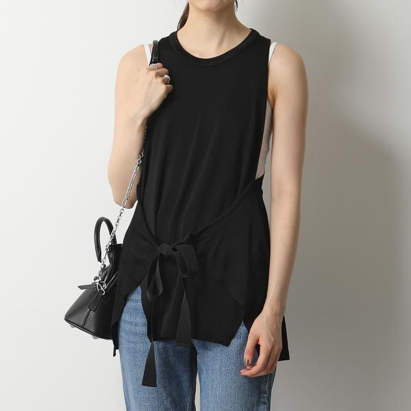 美品 mm6 エムエムシックスマルジェラノースリーブ トップス-