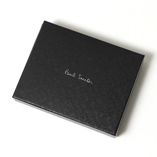 グランドセール バイカラー 小銭入れあり 二つ折り財布 レザー Fstrgs 43 M1a ポールスミス Smith Paul 21年春夏新作 ストロー メンズ 78a ストライプ 財布