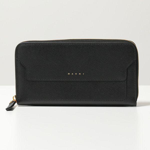 Marni マルニ Pfmoe11u07 Lv5 レザー ラウンドファスナー 長財布 Z360n メンズ インポートセレクト Musee 通販 Yahoo ショッピング