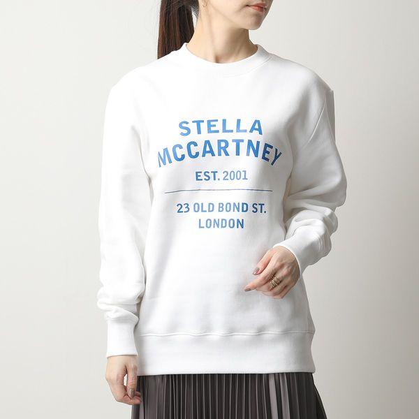 STELLA McCARTNEY ステラマッカートニー 601847 SMP83 OBS オーガニック コットン スウェットシャツ ロゴ トレーナー  クルーネック レディース メンズ