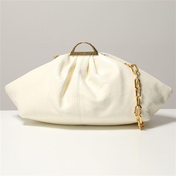 THE VOLON ザ・ヴォロン GABI A21841 レザー パイソン加工 クラッチ 
