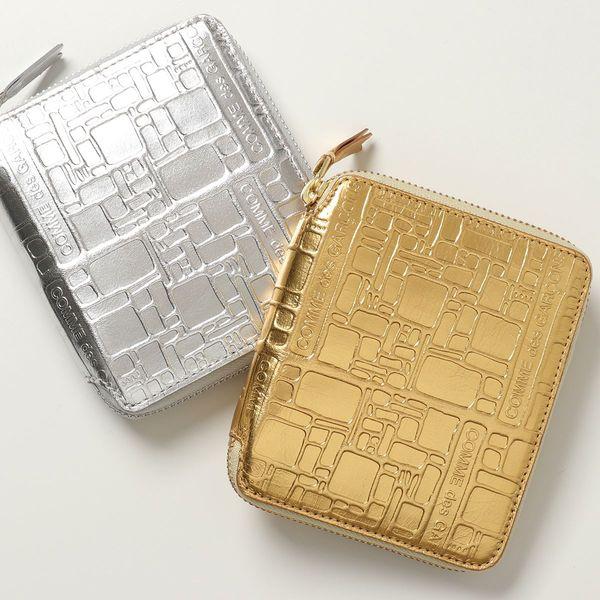COMME des GARCONS コムデギャルソン 二つ折り財布 EMBOSSED COMME des GARCONS コムデギャルソン 二つ折り財布 EMBOSSED