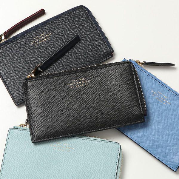 Smythson SMYTHSON スマイソン PANAMA 4CC FLAT COIN PRS カラー Smythson SMYTHSON スマイソン PANAMA 4CC FLAT COIN PRS カラー