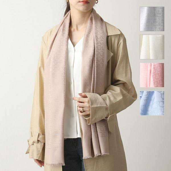 Salvatore Ferragamo 不吉 ベルト付き シルク スカーフコート 