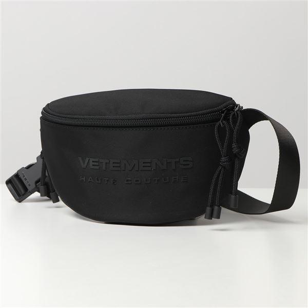 VETEMENTS ヴェトモン UE51BA100B Logo Haute Couture Fanny Pack 