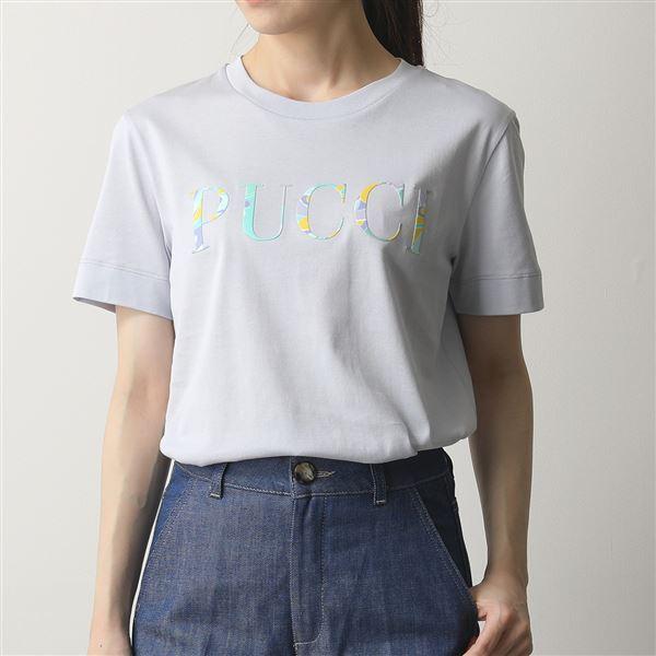 EMILIO PUCCI エミリオプッチ 1HTP73 1H987 Lillyプリント ロゴT 半袖  