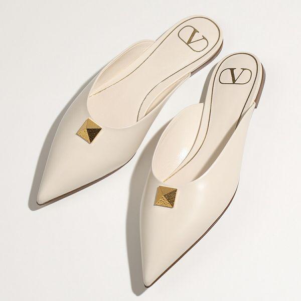 VALENTINO ヴァレンティノ VW2S0BK2 GNF ローマンスタッズ フラット 