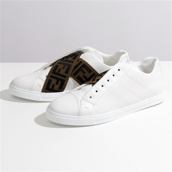 FENDI フェンディ 7E1198 A5JP レザー ローカット スニーカー FF FENDI フェンディ 7E1198 A5JP レザー ローカット スニーカー FF