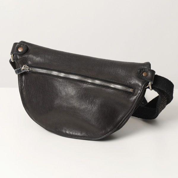 GUIDI グイディ Q90 soft horse full grain LEATHER FOLDED BELT BAG 