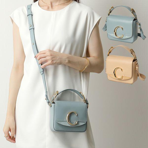 Chloe クロエ ショルダーバッグ CHLOE C クロエシー CHC19US193A37 レディース レザー ポシェット ハンドバッグ 鞄  カラー2色