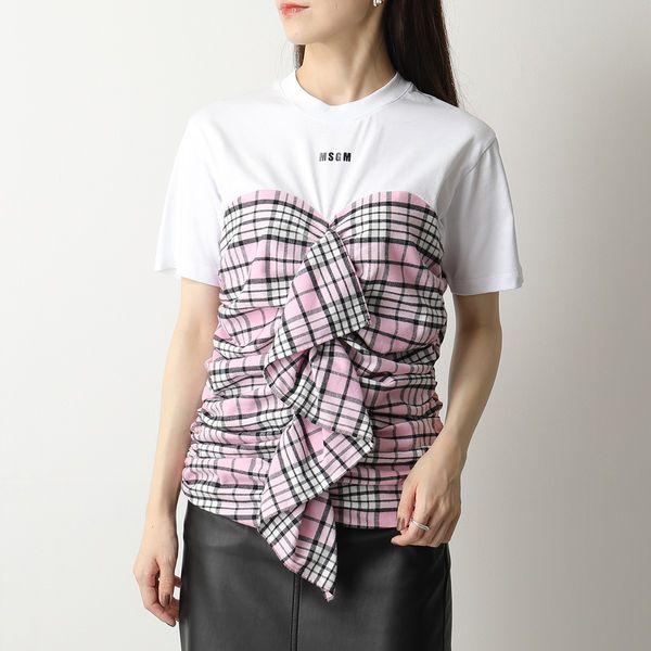 MSGM エムエスジーエム 3141MDM91 クルーネック 半袖 Tシャツ 