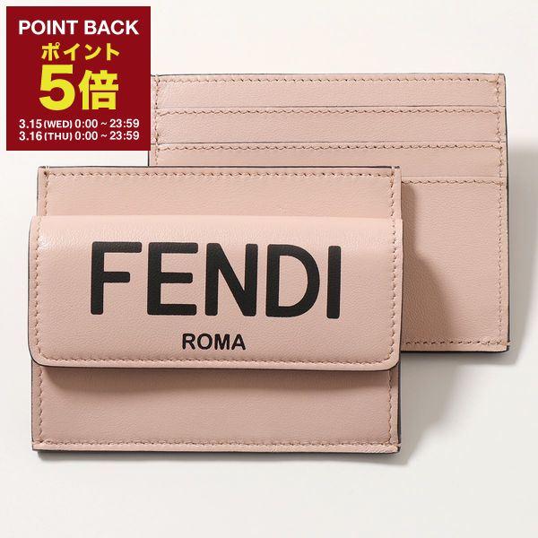 FENDI フェンディ 8M0423 ADP6 レザー コインケース カードケース ロゴ 