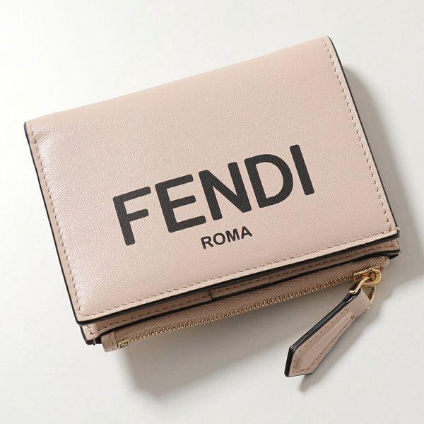 FENDI フェンディ 8M0447 ADP6 MEDIUM WALLET レザー 二つ折り財布 