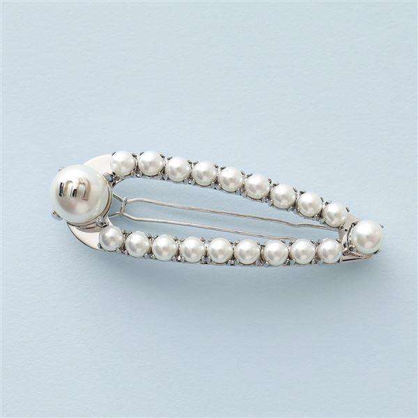 miu MIUMIU ミュウミュウ 5JF083 2DAM パール ヘアクリップ miu MIUMIU ミュウミュウ 5JF083 2DAM パール ヘアクリップ